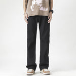 Fashion Personalized Washed Yellow Jeans Men