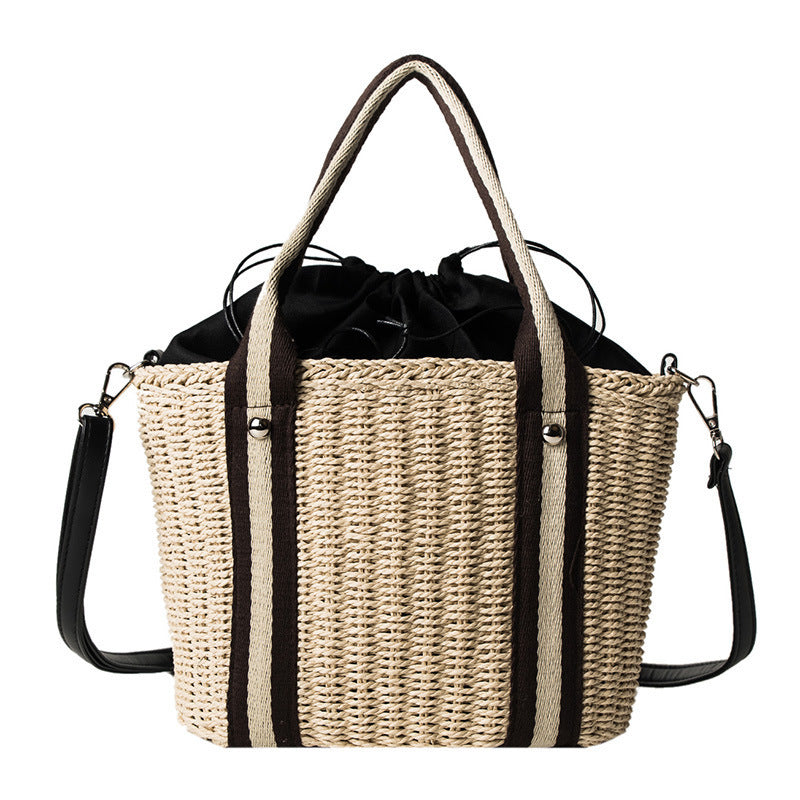 New Korean Style Vacation Female Bag One-Shoulder Straw Bag