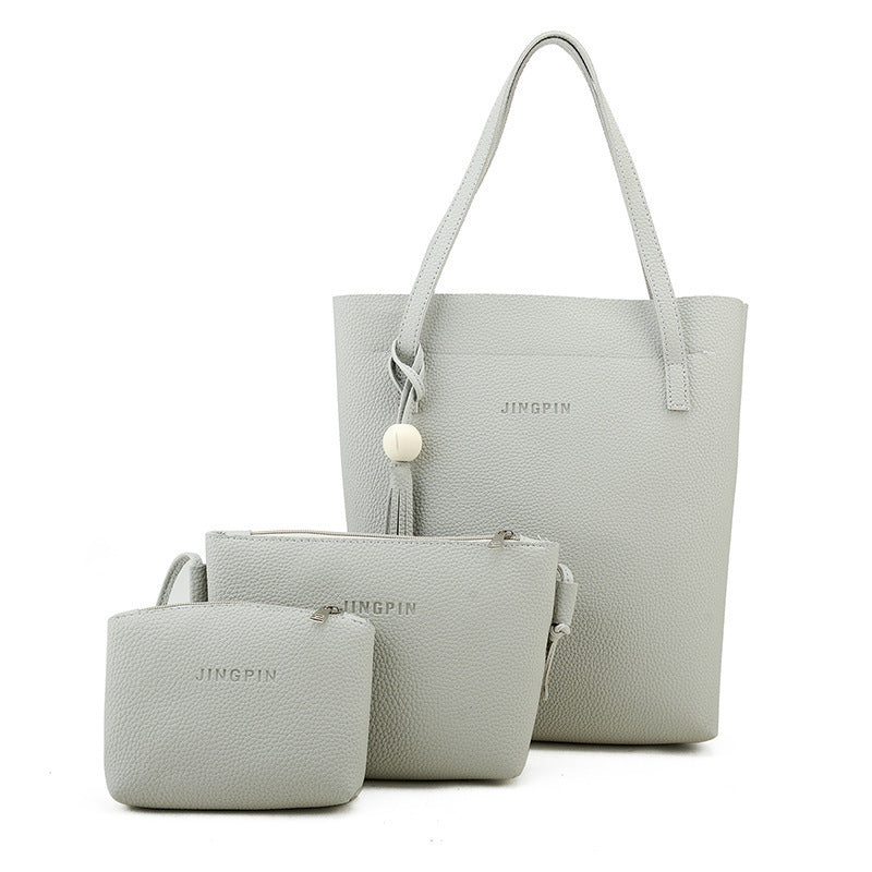Women's shoulder bag three-piece set