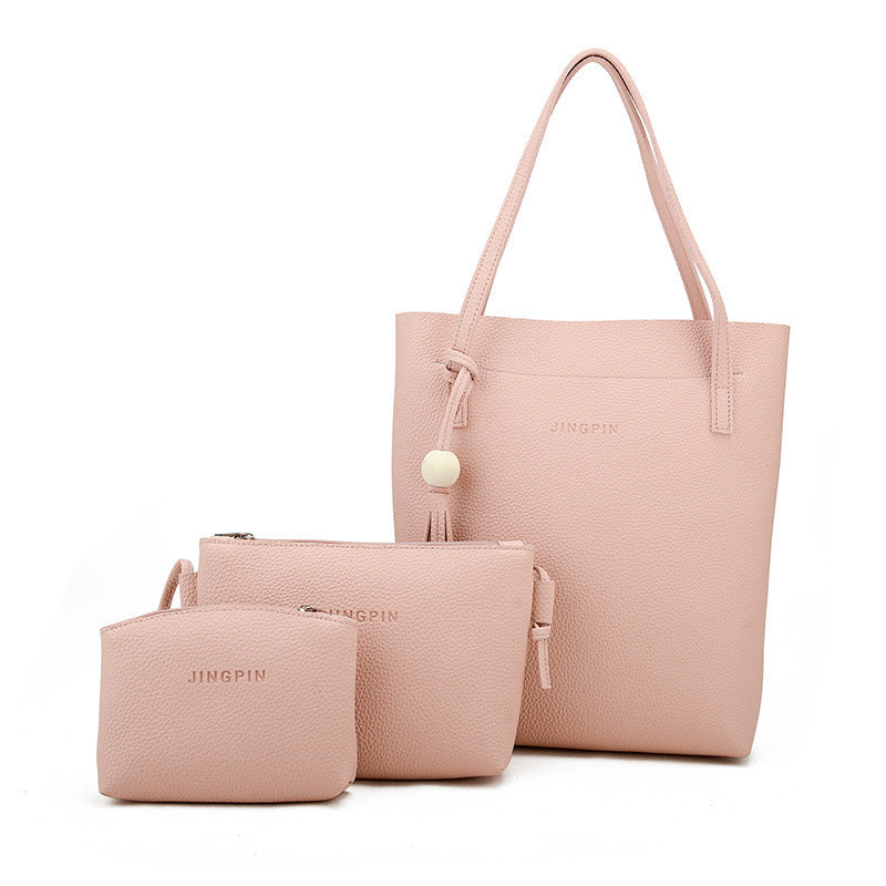 Women's shoulder bag three-piece set