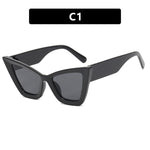 Large Frame Cat Eye Simple Sunglasses