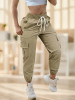 Plain-colored Casual Pants For Women