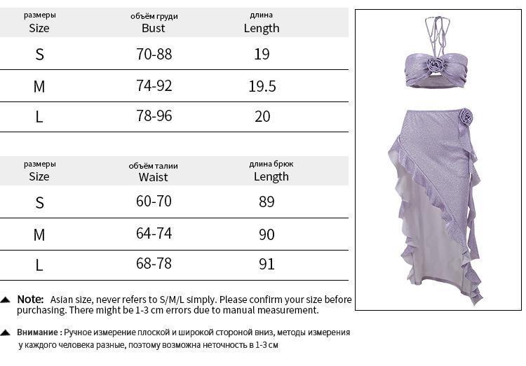 Summer Vacation Style Hot Girl Slim Top Skirt