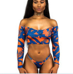 Gramaphone Off Shoulder Bikini Set