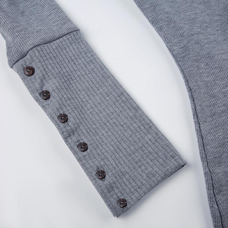 Knitted Short Romper Jumpsuit