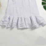 Women's Casual Wrap Short Skirt Set