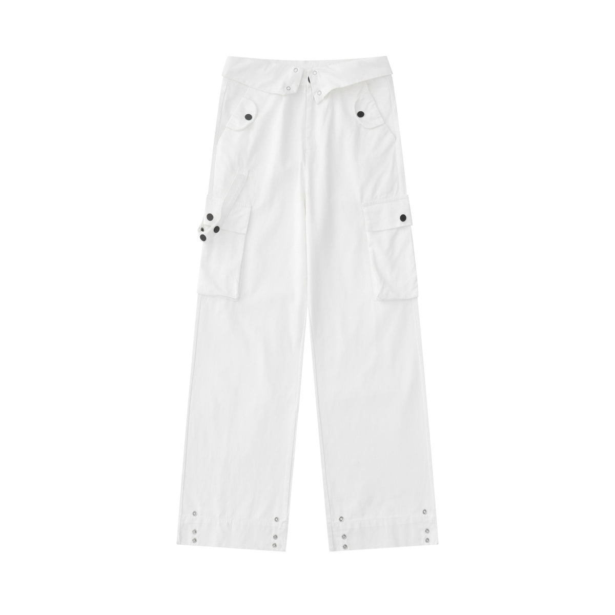 Overalls Women's White Overalls Fashion Brand Straight