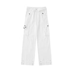 Overalls Women's White Overalls Fashion Brand Straight
