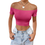 New Off-the-shoulder Short Top For Women
