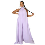 YQY9342 Hot Selling Women Solid Color Casual Chiffon Jer Loose Backless