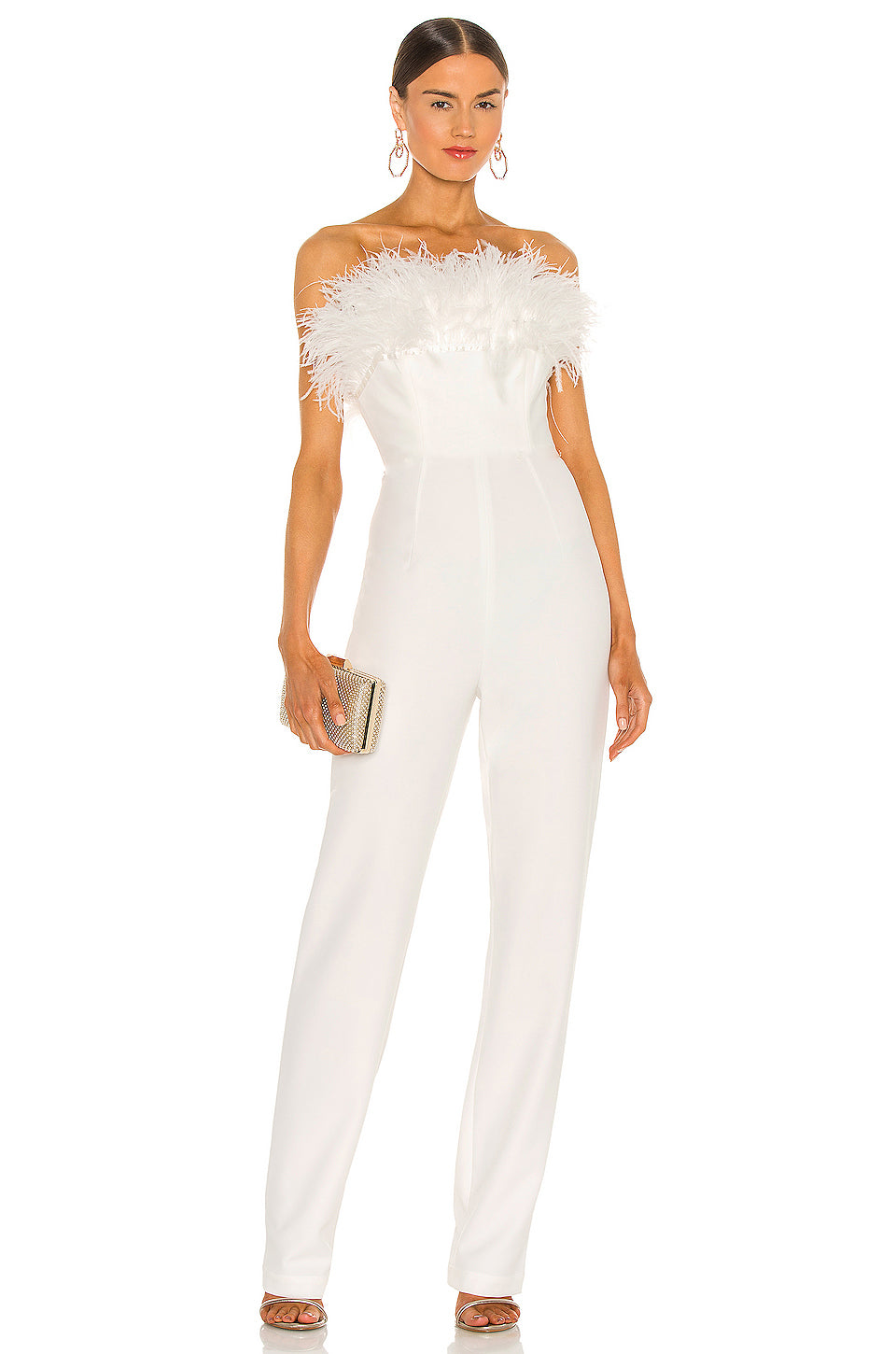 Autumn Satin Women'S Clothing White Jumpsuit Women Custom