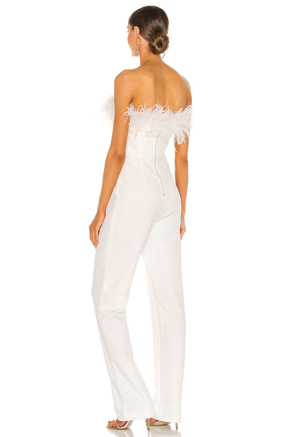 Autumn Satin Women'S Clothing White Jumpsuit Women Custom