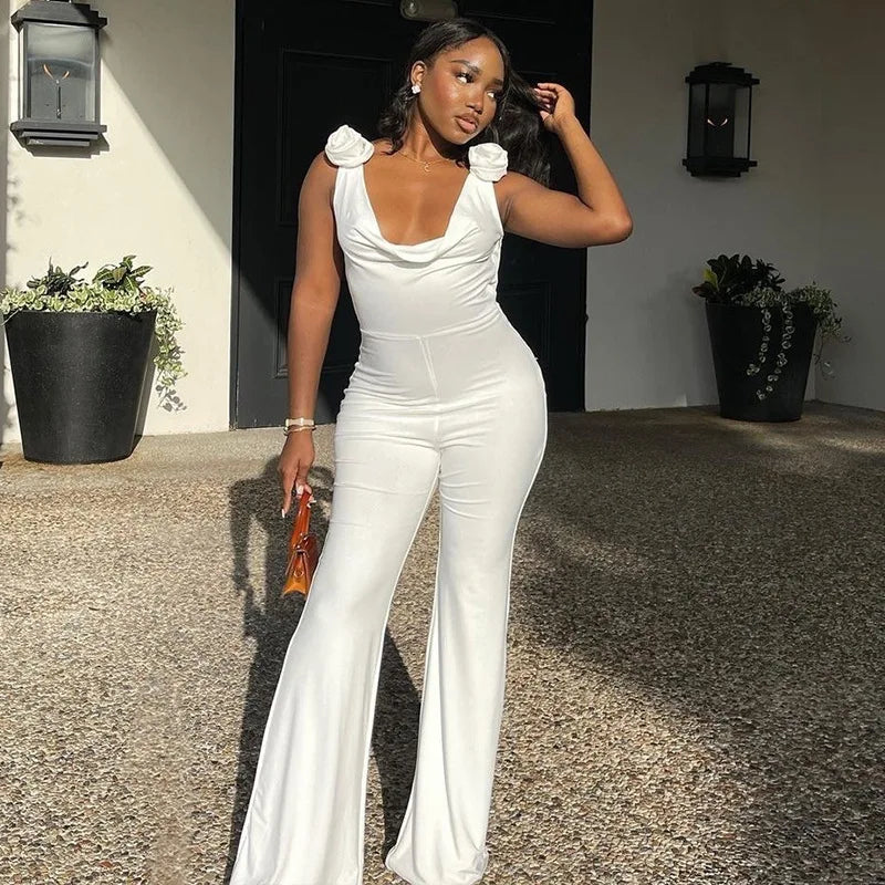 JP005889 Jumpsuit Active Wear Summer Workout Jumpsuit