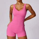 Fashion Sports Tight Fitness One-piece Women