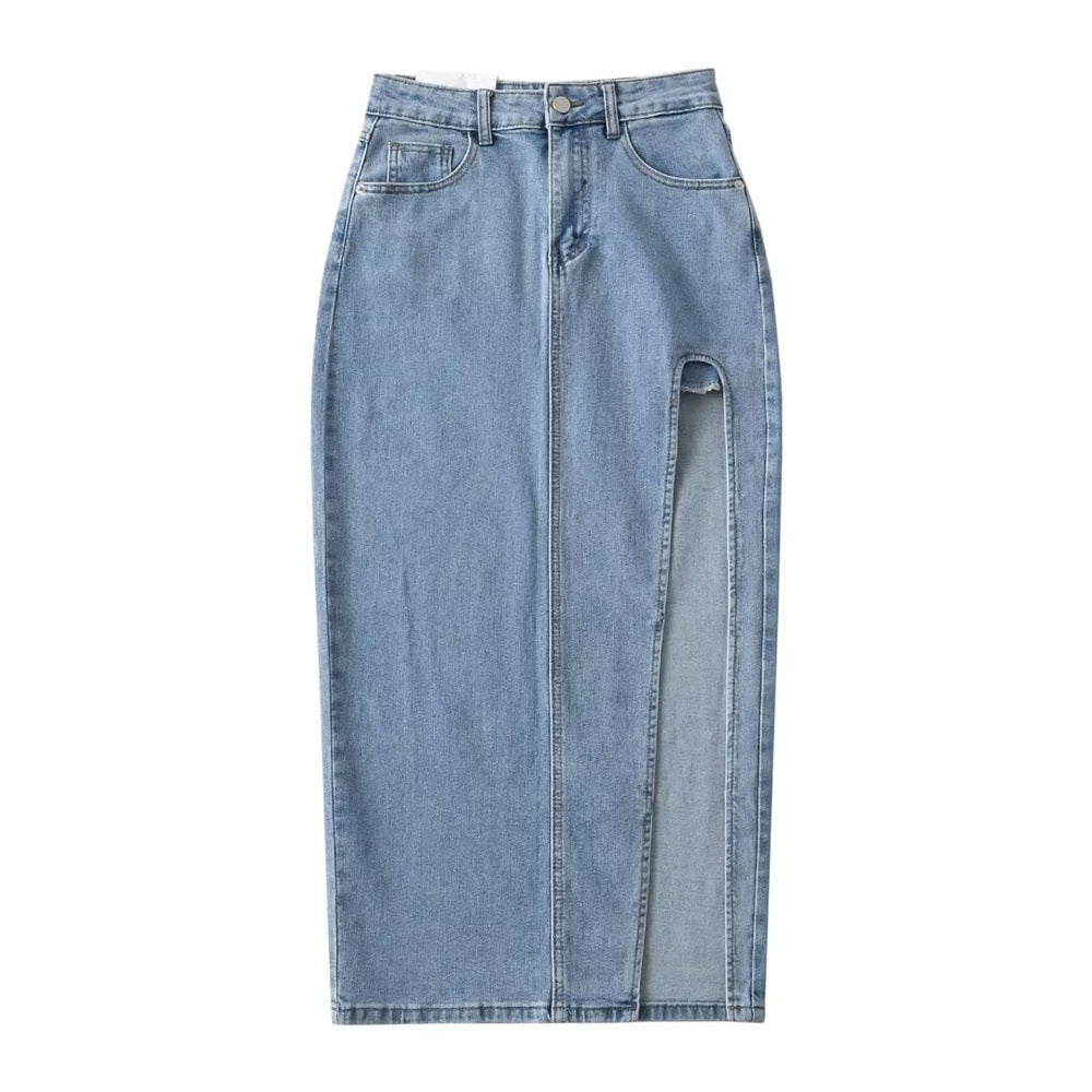 Fashion Personality Street Denim Skirt Women