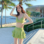 Skirt Split Three-piece Set Hot Spring Vacation Swimsuit