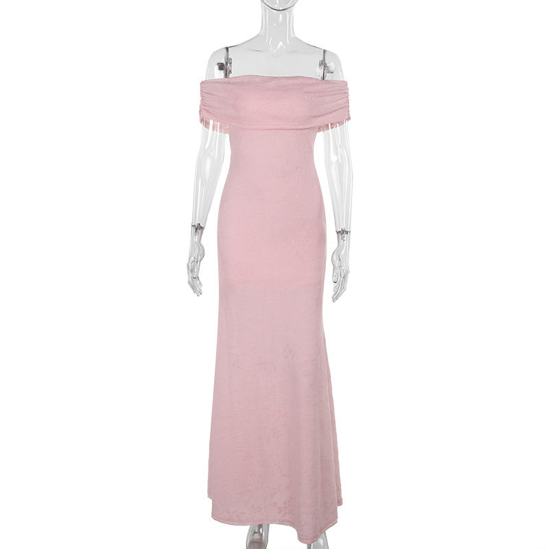 Fashion Personality Off-shoulder Dress Women