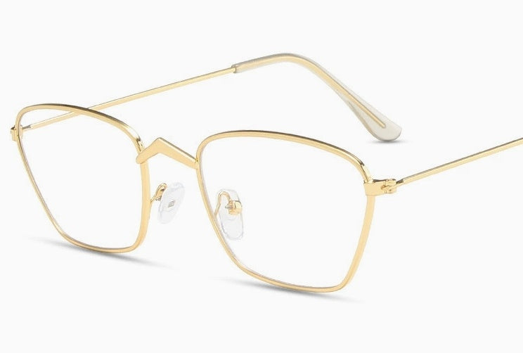 Personality Fashion Metal Small Square Box Ocean Lens Sun Eye