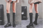 Women Long Boots High Boots Flat Boots Big Size