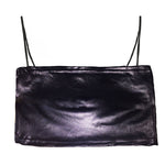 Chest Wrap Camisole Tube Tight Slimming Imitation Leather Off-shoulder Top