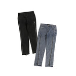 Street Wear With Variable Pants-type Lengthened Zipper