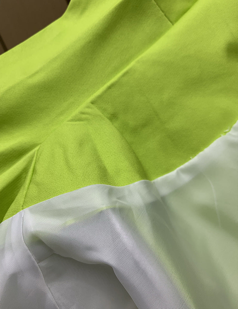 Lady Temperament Casual Small Suit Wide Leg Pants Suit