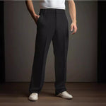 Casual Versatile Business Straight Men's Fashion Waffle Suit Pants