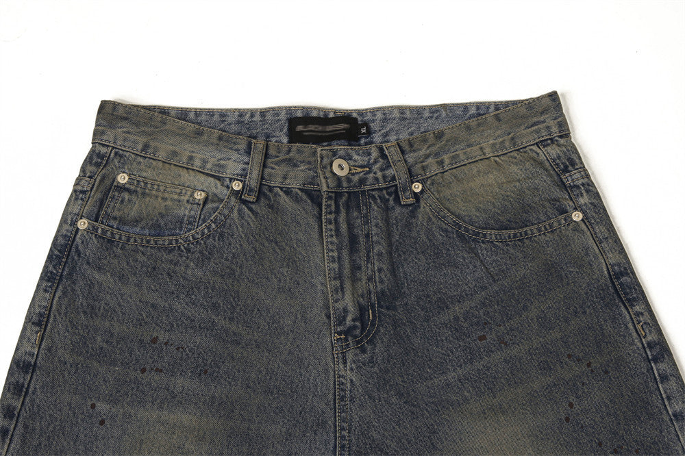 Fashion American Style Ripped Jeans Men