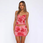 Two-piece Summer Vacation Skirt Suit