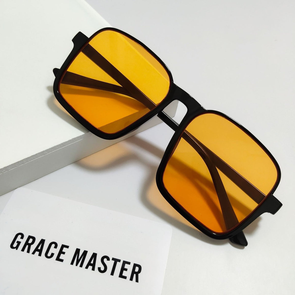 Women's Retro Simple Square Semi-rimless Sunglasses