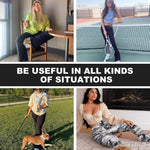 Palazzo Print Pants For Women Flare Leggings - Casual Boho Wide Leg Yoga Pants