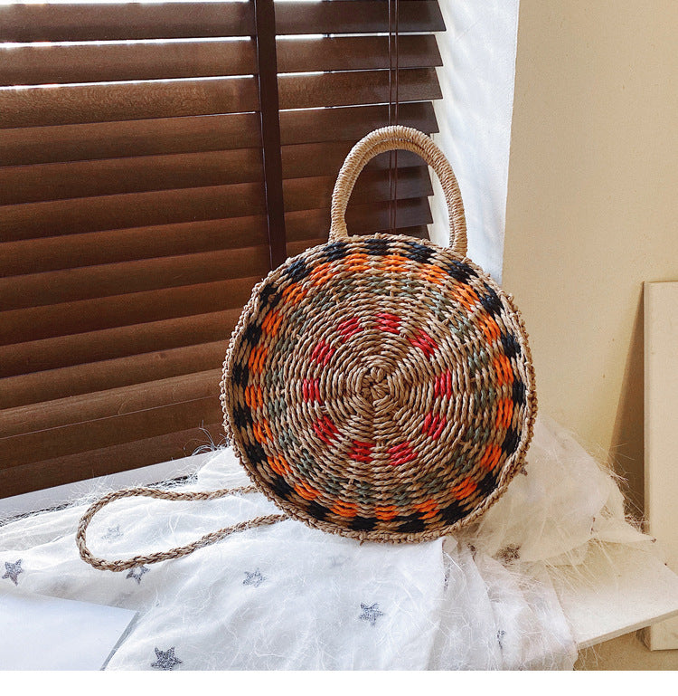 Crossbody Woven Vacation Beach Shoulder Bag
