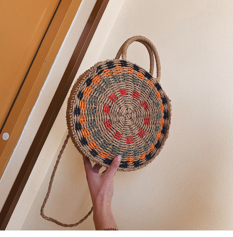 Crossbody Woven Vacation Beach Shoulder Bag