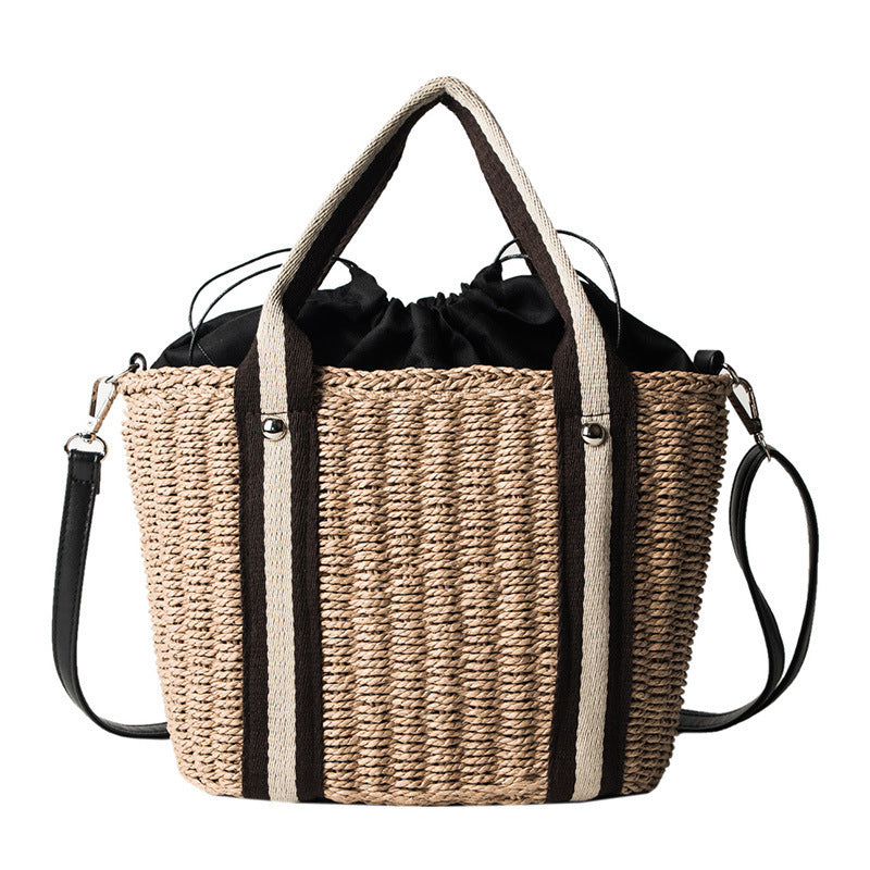 New Korean Style Vacation Female Bag One-Shoulder Straw Bag