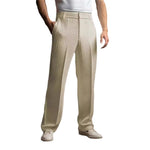 Casual Versatile Business Straight Men's Fashion Waffle Suit Pants