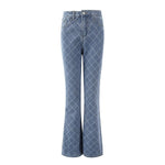 Retro Fashion Denim Boot-cut Pants Women