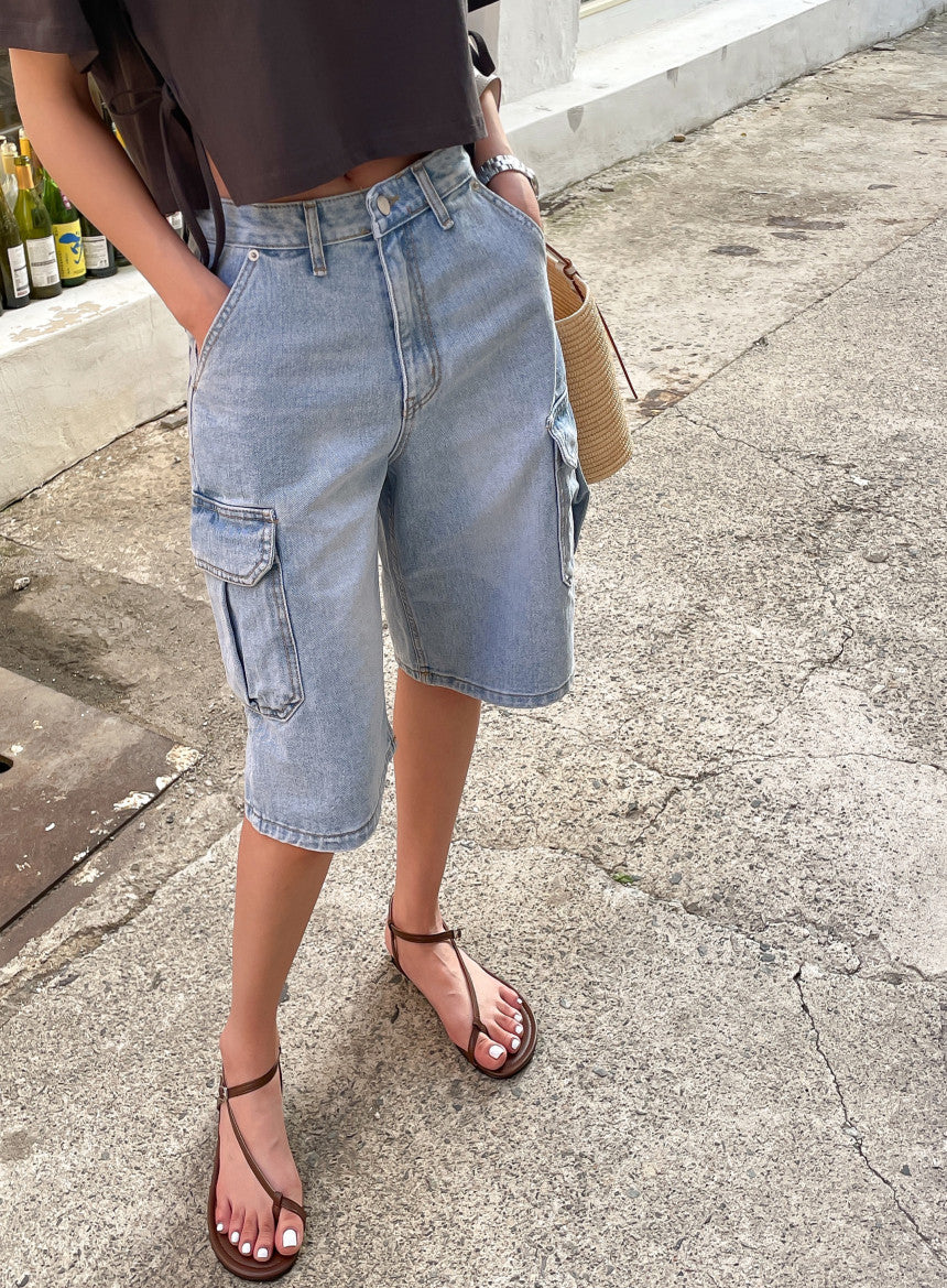 Cool And Chic Casual Denim Overalls