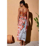 Push Up Bikini High Waist Split Swimsuit Chiffon Dress