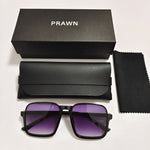 Women's Retro Simple Square Semi-rimless Sunglasses