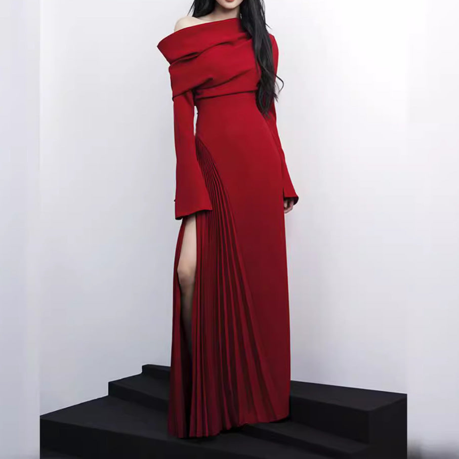 Fashion Personality Off-the-shoulder Dress Women