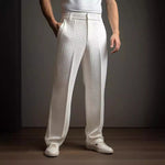 Casual Versatile Business Straight Men's Fashion Waffle Suit Pants
