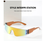 Monocle Punk SportsMen's Frame Color Fashion Glasses