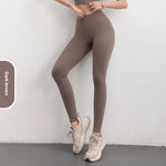 Fashion V-shaped Yoga Pants Ins High Waist Trousers Hip Lifting Sports Fitness Pants Womens Clothing