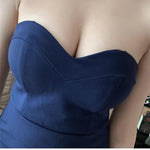 Hip Wrap Slim Underlay Off Shoulder Dress