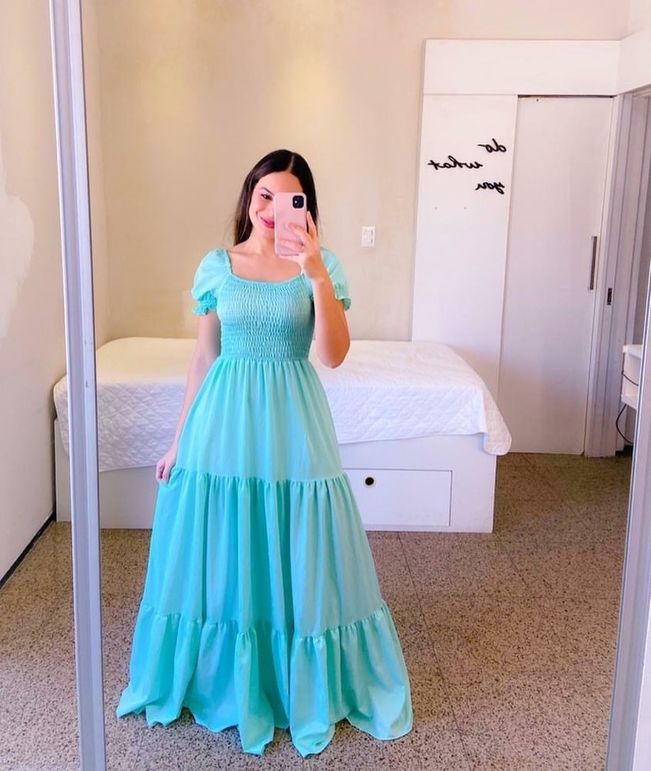 European And American Style Dress Off-shoulder Floral Off-shoulder Long Color Fairy Skirt