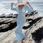 Beach Skirt Women's Knitted Floating Flower Beach