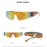 Monocle Punk SportsMen's Frame Color Fashion Glasses