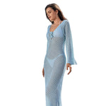 Beach Skirt Women's Knitted Floating Flower Beach