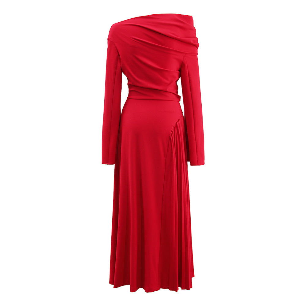 Fashion Personality Off-the-shoulder Dress Women