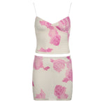 Two-piece Summer Vacation Skirt Suit